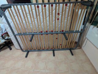Cama 150x200 Somier + Colchón Viscoelástico