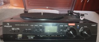 Auna TT-186E Tocadiscos con USB y Radio
