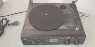 Auna TT-186E Tocadiscos con USB y Radio