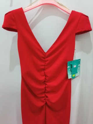 Vestido fiesta Rojo