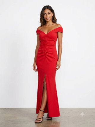 Vestido fiesta Rojo