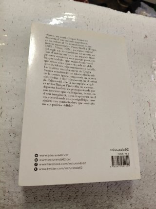 Libro La metamorfosi: Inclou Recurs Digital