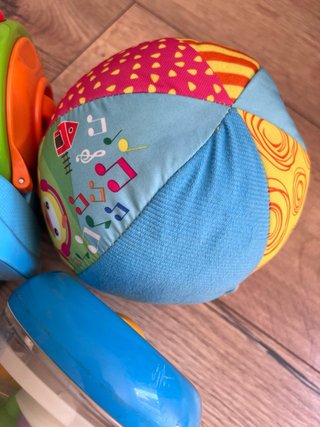 Lote Juguetes Bebé: Coche, Tambor, Pelota
