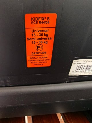 Silla coche Britax Römer Kidfix 2S