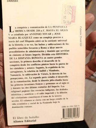 Historia de la Hispania romana - Tovar y Blazquez