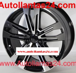 Kit 4 llantas para audi cortea black 18 r241215
