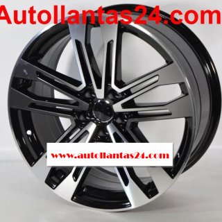 Kit 4 llantas para audi cortea black 18 r241215