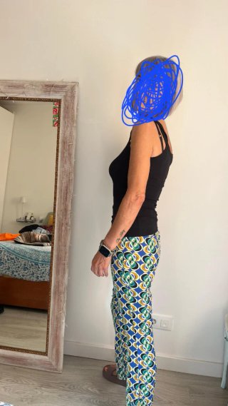 Pantalón Zara Estampado Vintage