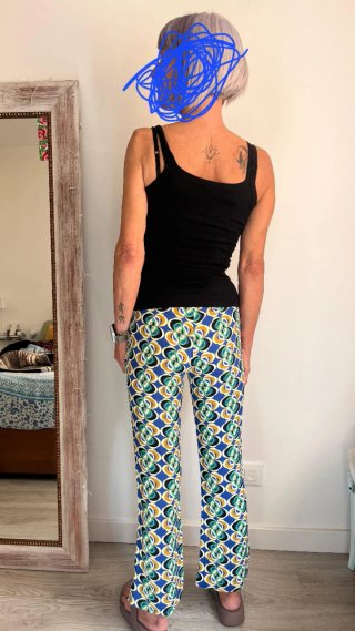 Pantalón Zara Estampado Vintage