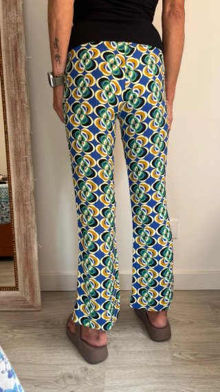 Pantalón Zara Estampado Vintage