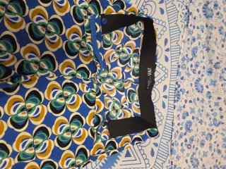Pantalón Zara Estampado Vintage