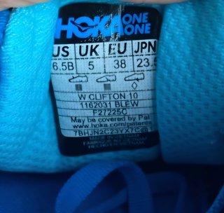 Hoka One One Clifton 10 Talla 39 Azul/Verde