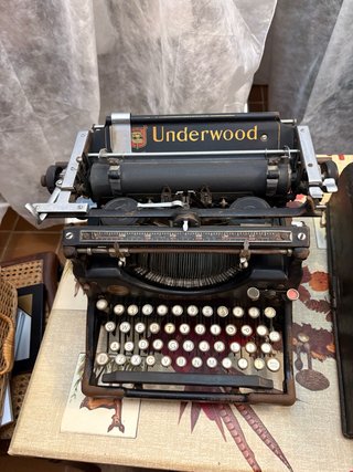 Máquina de escribir Underwood Año 1915. Funda