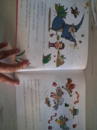 Llibre màgia al bosc