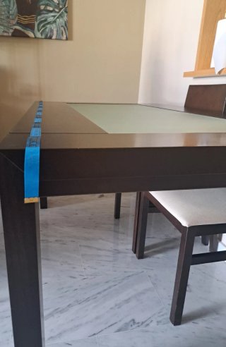 Mesa comedor extensible + 6 sillas