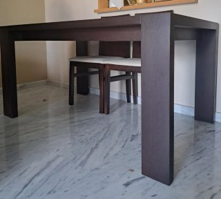 Mesa comedor extensible + 6 sillas