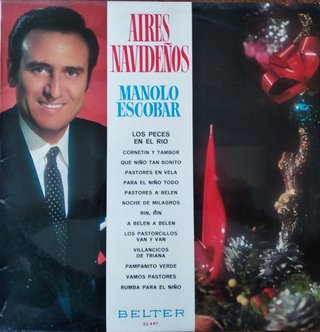 Disco Vinilo Manolo Escobar Aires Navideños