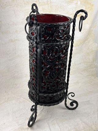 Paragüero Vintage Hierro Forjado Negro