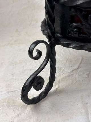 Paragüero Vintage Hierro Forjado Negro