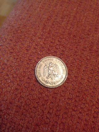 Moneda Un Peso Mexicano 1922 Plata