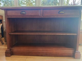 Mueble recibidor madera clásico de calidad