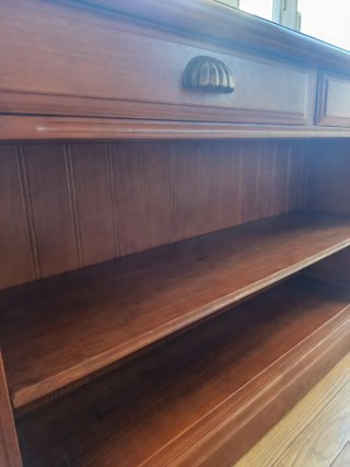 Mueble recibidor madera clásico de calidad