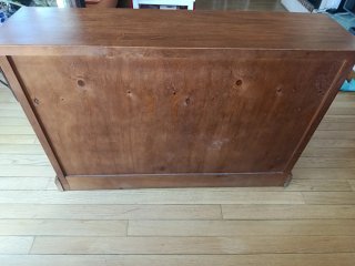 Mueble recibidor madera clásico de calidad