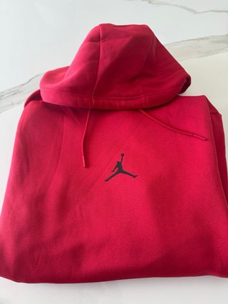 Felpa Jordan con cappuccio rossa taglia M