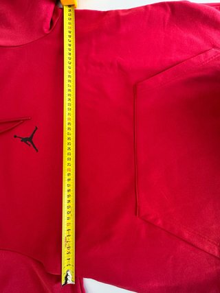 Felpa Jordan con cappuccio rossa taglia M