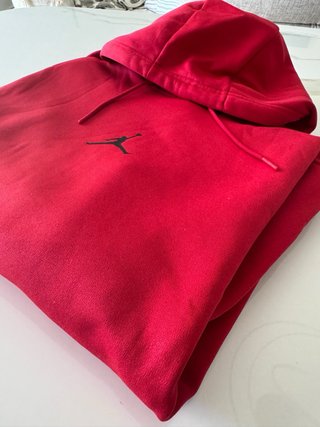 Felpa Jordan con cappuccio rossa taglia M