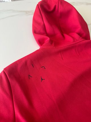 Felpa Jordan con cappuccio rossa taglia M