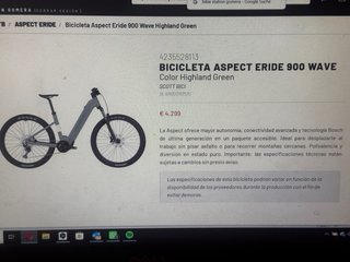 Bicicleta Eléctrica Scott Aspect eRIDE 900