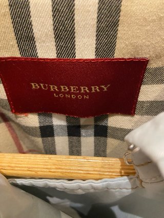 Gabardina Burberry Azul