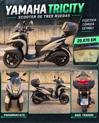 Yamaha Tricity 125 Beige Scooter