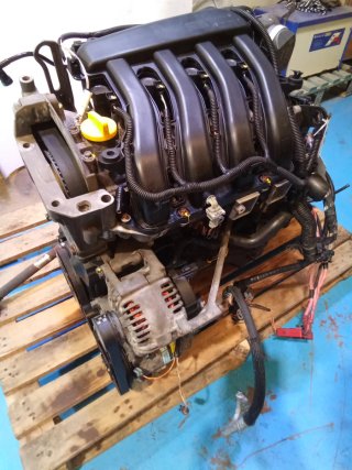 Motor Renault 1.6 16v 113cv K4MT Completo