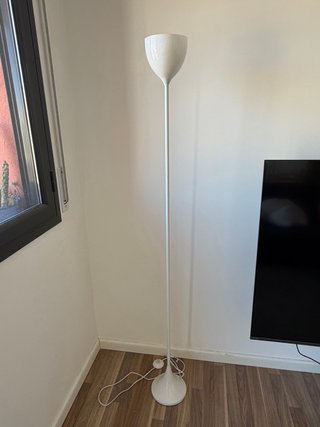 Lámpara de pie blanca 175 cm