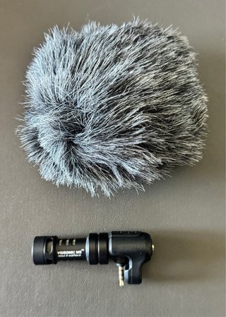 Micrófono RODE VideoMic Me + paravientos