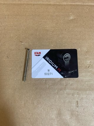 Cilindro Seguridad IFAM Iridium 30x30 Níquel