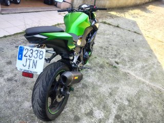 Kawasaki Z300 2017 Akrapovic Carbono