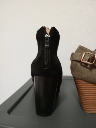 Zapatos de verano botín peep toe 3 pares lote
