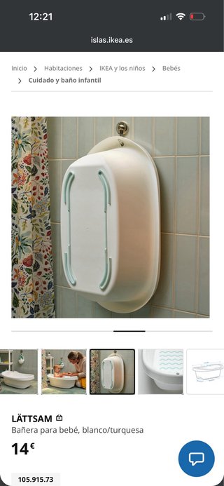 Bañera bebé Ikea