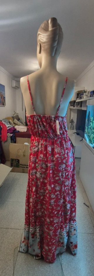 Vestido largo floral