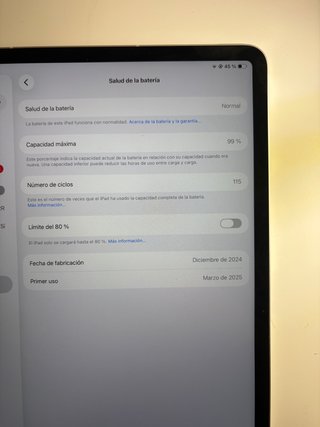iPad Air 13” M3 256 GB WiFi | 99% Batería