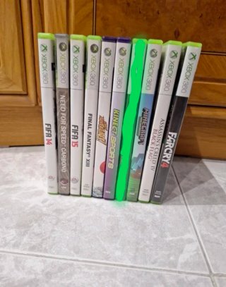 Lote 9 Giochi Xbox 360 + Kinect