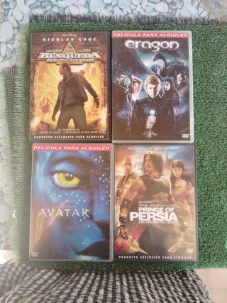 Lote 4 Películas DVD (Español)
