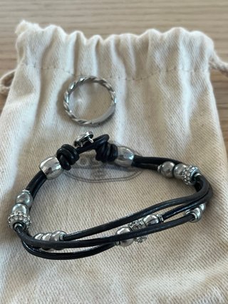 Pulsera y Anillo Fossil