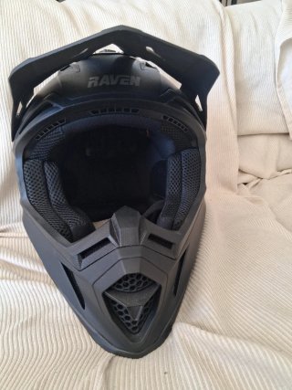 Casco Enduro Motocross Negro