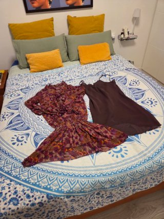 Vestido estampado talla 40