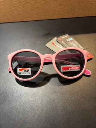 Gafas de sol infantiles rosas con filtro UV
