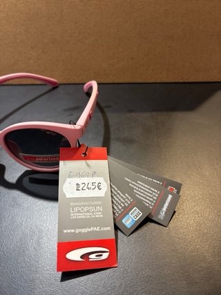 Gafas de sol infantiles rosas con filtro UV